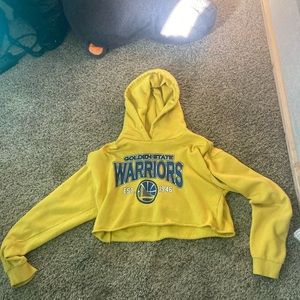 Golden State Warriors Cropped Hoodie